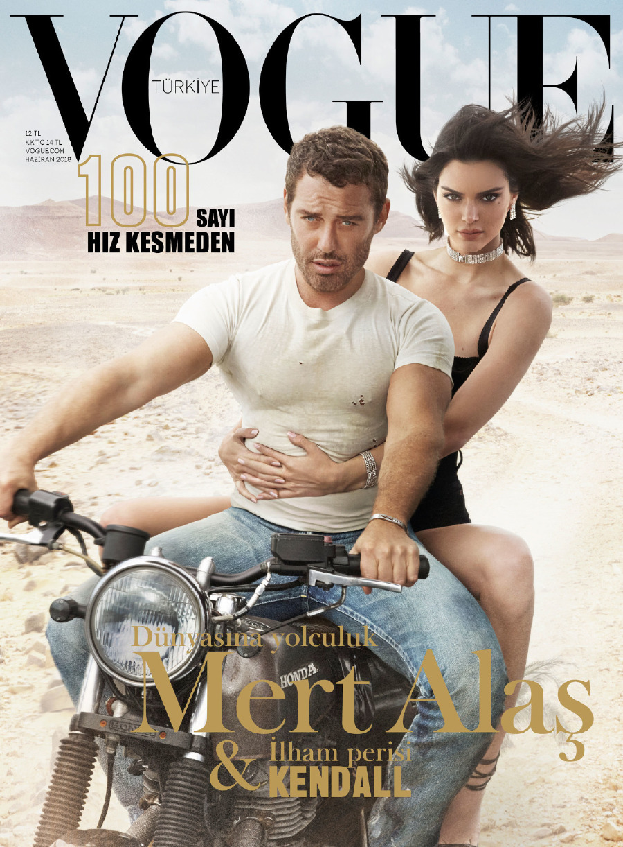 Vogue Türkiye'nin Mert Alaş ve Kendall Jenner'lı 100. Sayı Kapağı