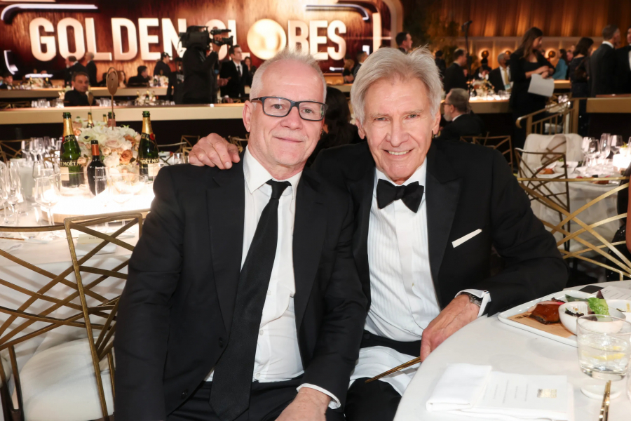 Thierry Frémaux ve Harrison Ford  