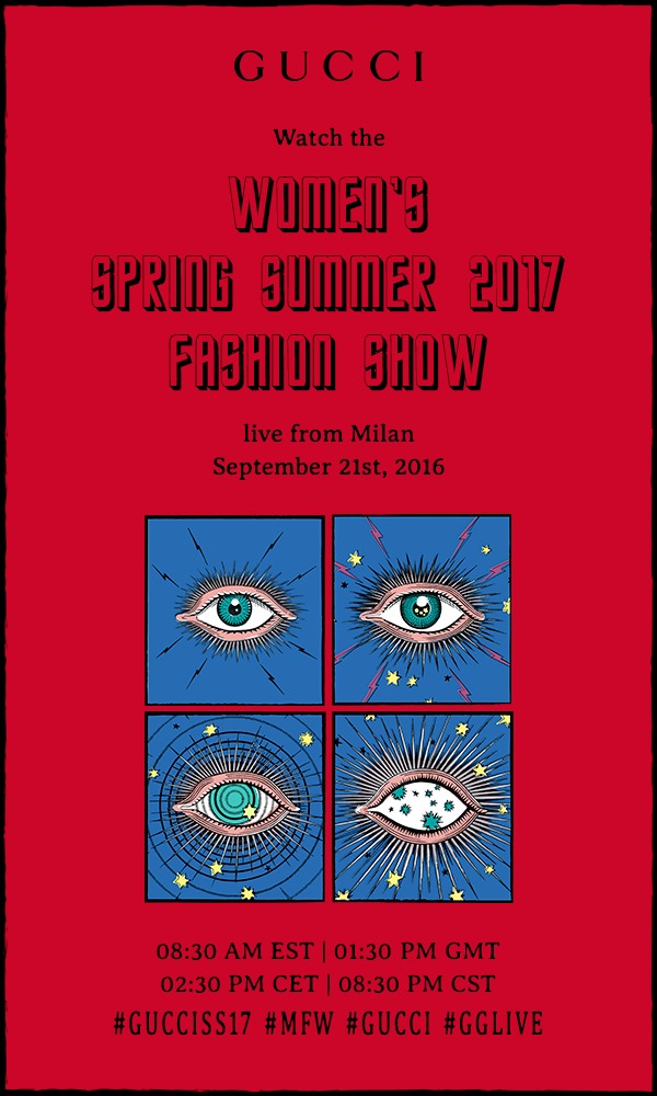 Canlı: Gucci İlkbahar/Yaz 2017