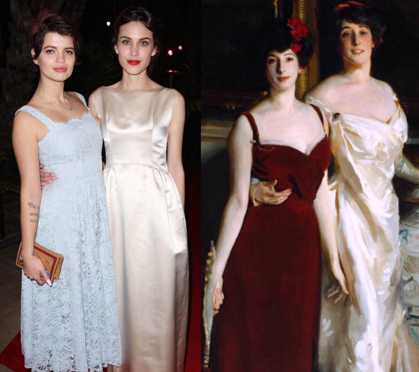 Ena and Betty, Daughters of Asher and Mrs. Wertheimer, John Singer Sargent (1901) - Alexa Chung ve Pixie Geldof