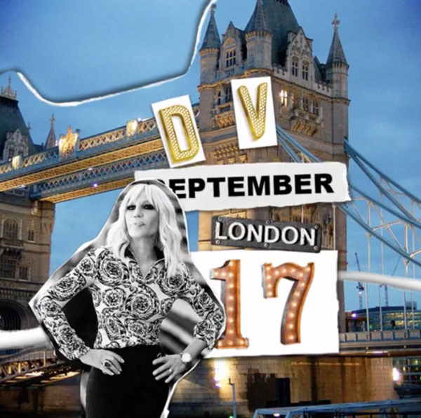 Donatella Versace de Versus Versace ile Londra'da!