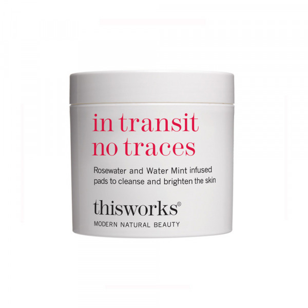 This Works In Transit No Traces Rosewater Pads