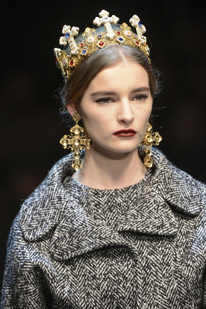 Dolce & Gabbana 2013-2014 Sonbahar/Kış Detay