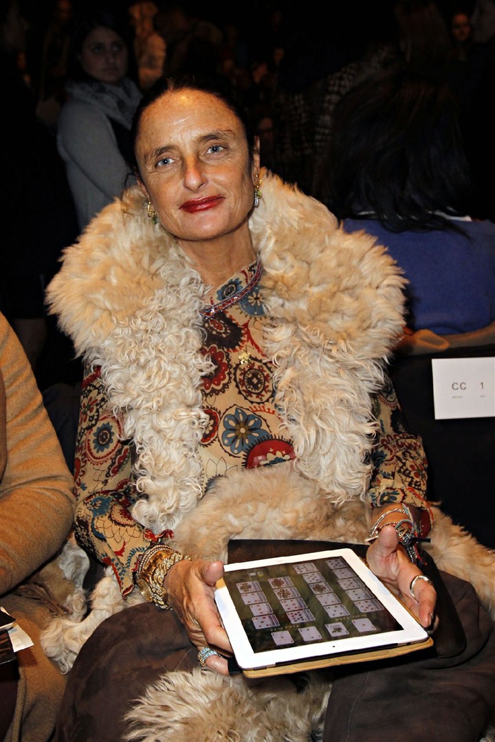 Diane von Furstenberg 2012-2013 Sonbahar/Kış Ön Sıradakiler