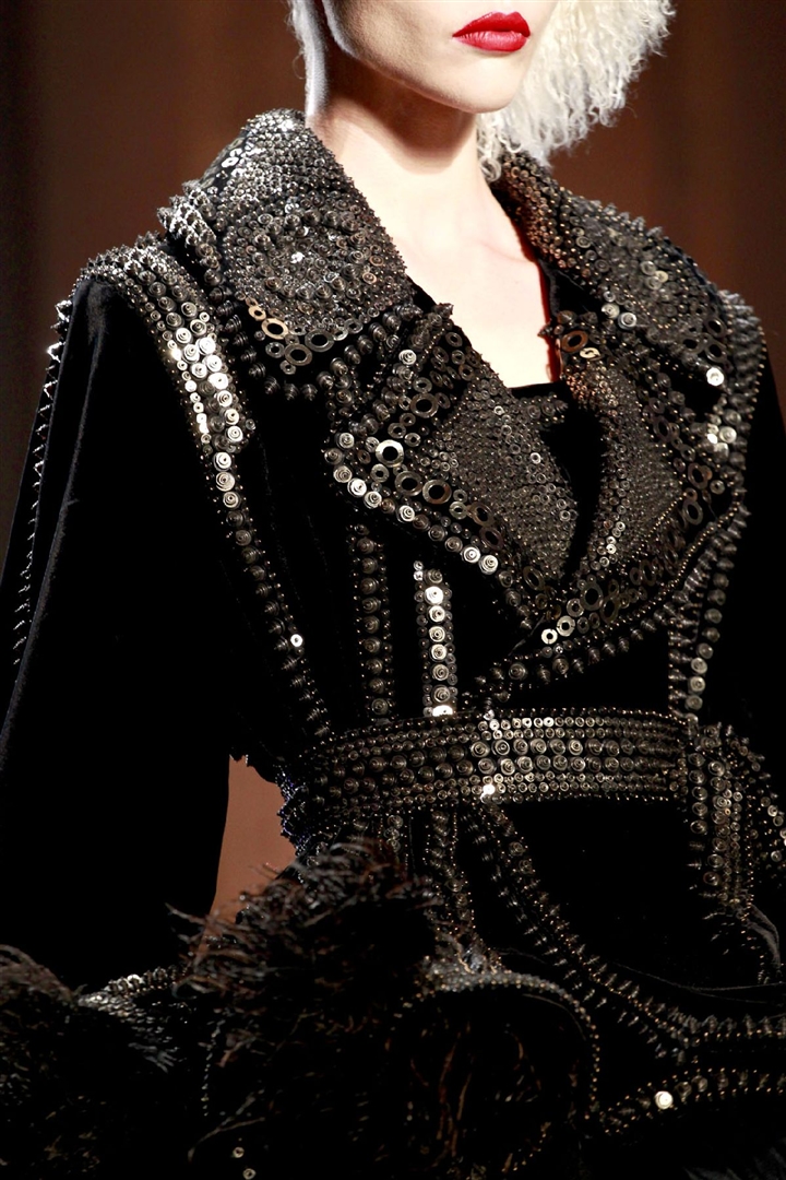 Jean Paul Gaultier 2011-2012 Sonbahar/Kış Couture Detay