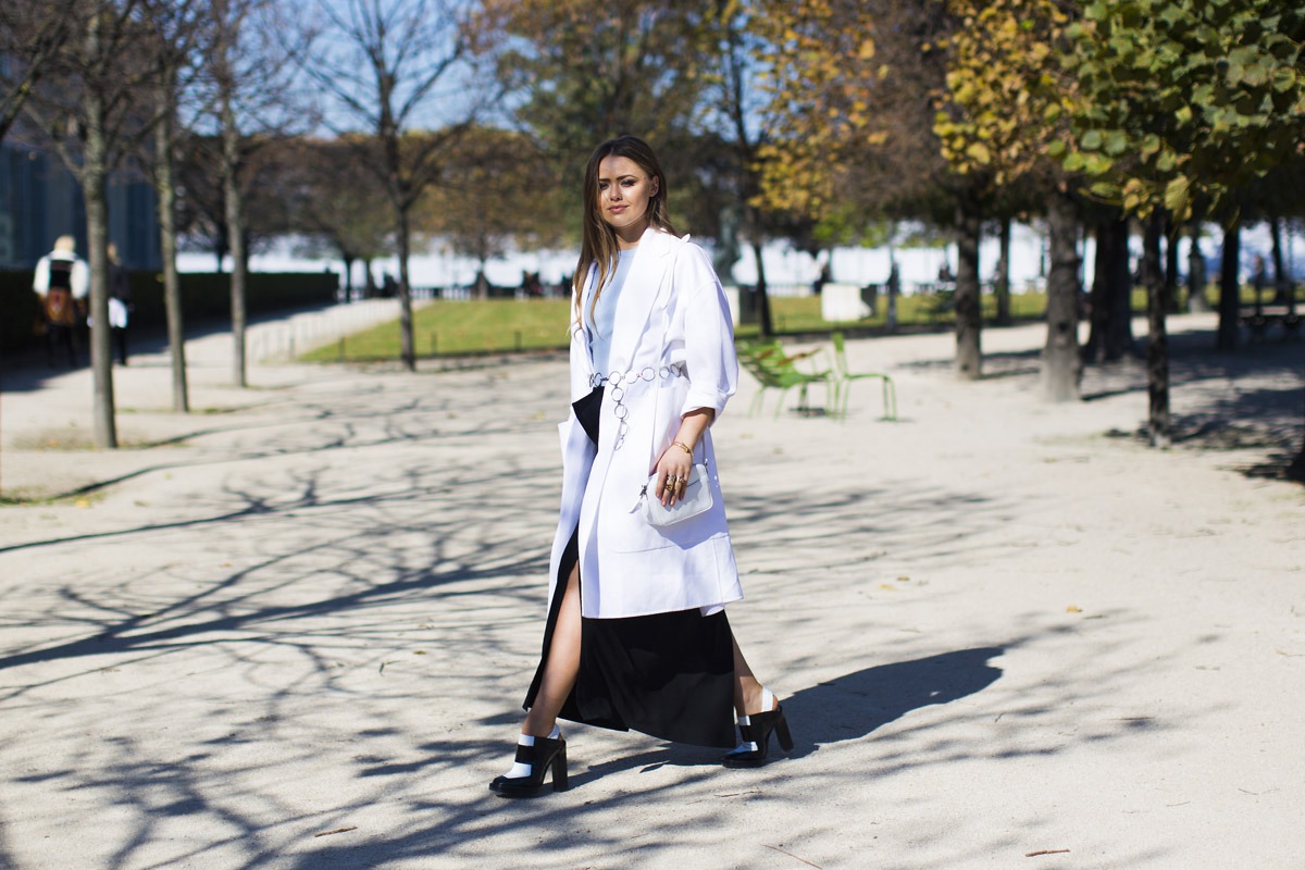 Blogger Kristina Bazan, Paris ve Milan Moda Haftaları'nda.