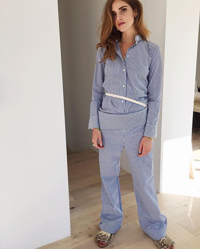 Chira Ferragni, pijama