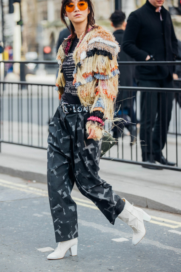 Sokak Stili: 2017 Sonbahar/Kış Londra Moda Haftası 1. Gün