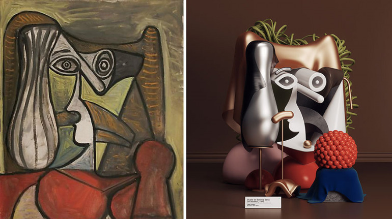 3. Boyutta Canlanan Picasso Eserleri