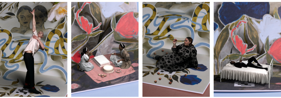 Simone Rocha x H&M Launches an Augmented Reality Pop-Up Book With Painter Faye Wei Wei