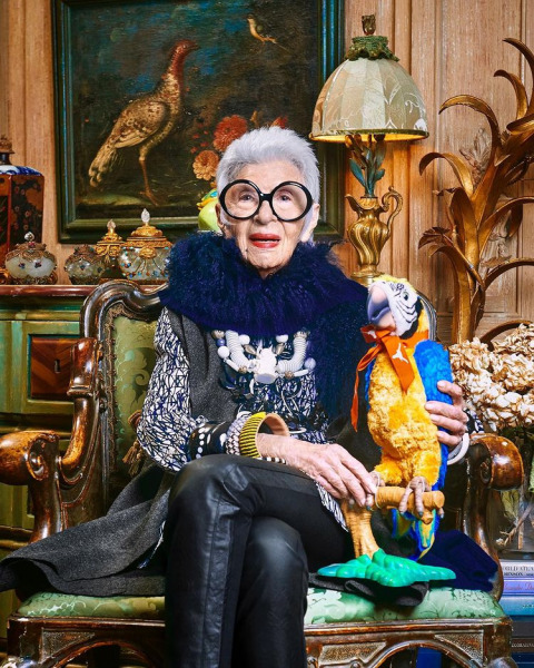 Iris apfel,ikon