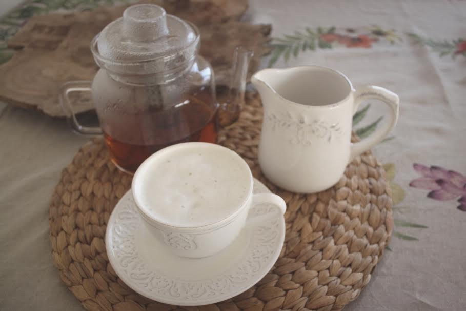 Vanilyalı sütlü Earl Grey çayı