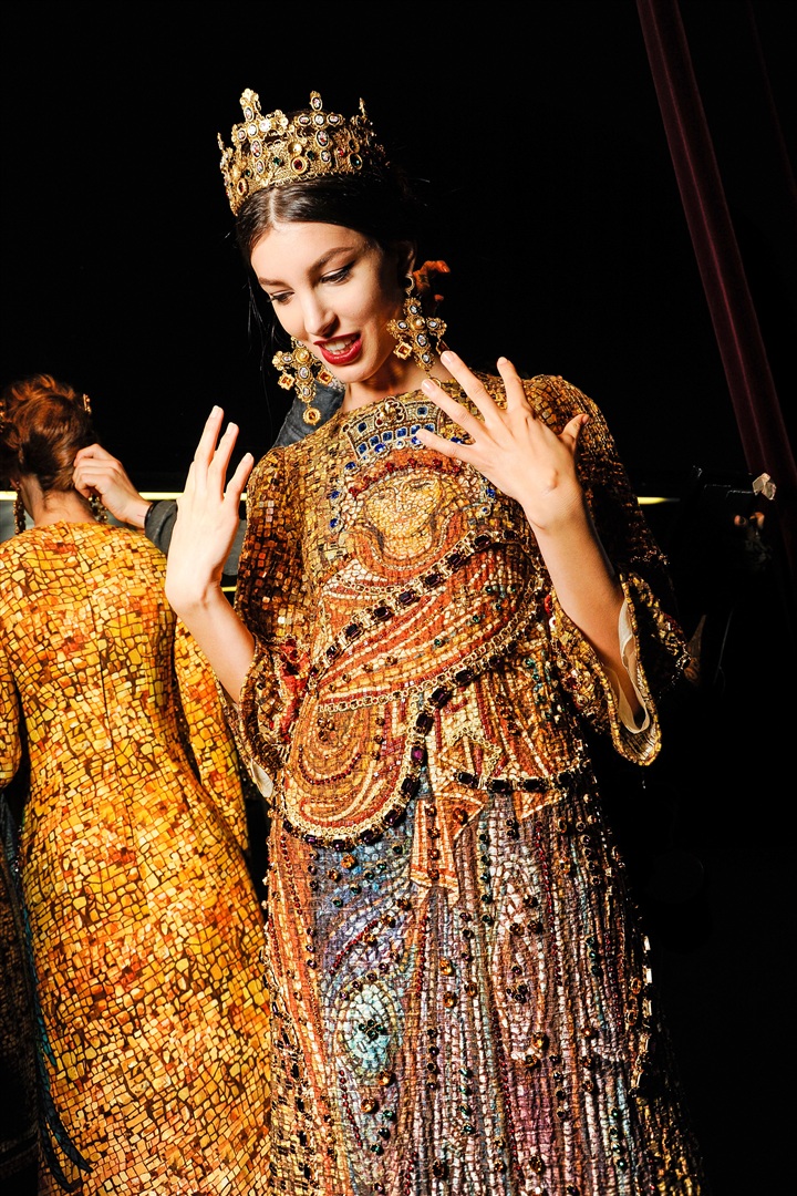Dolce & Gabbana 2013-2014 Sonbahar/Kış Çekim Arkası