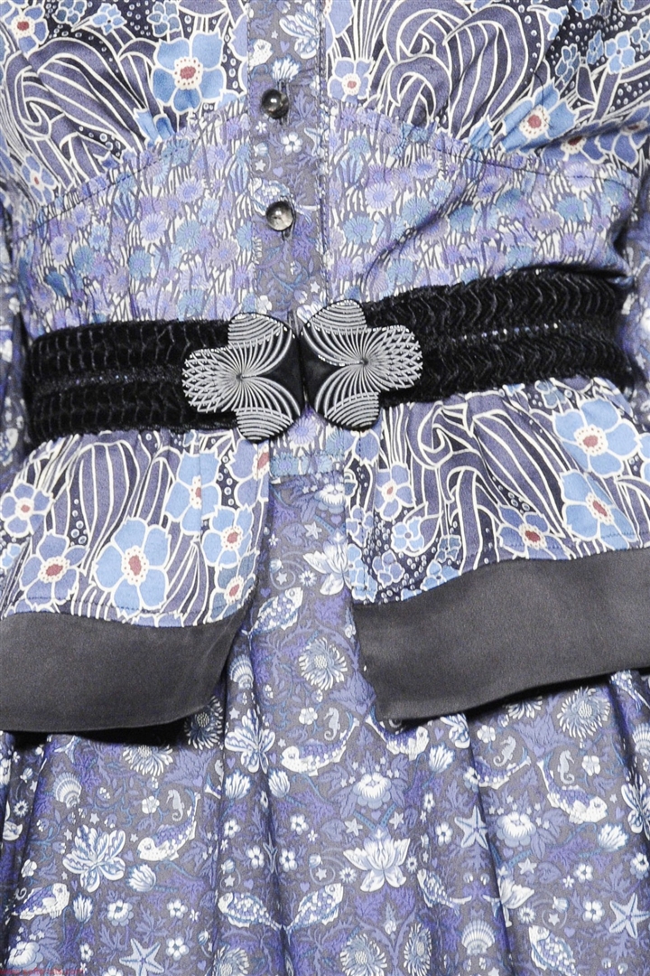 Anna Sui 2010-2011 Sonbahar/Kış Detay