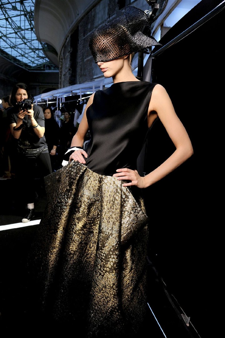 Armani Prive 2012 İlkbahar/Yaz Couture Çekim Arkası
