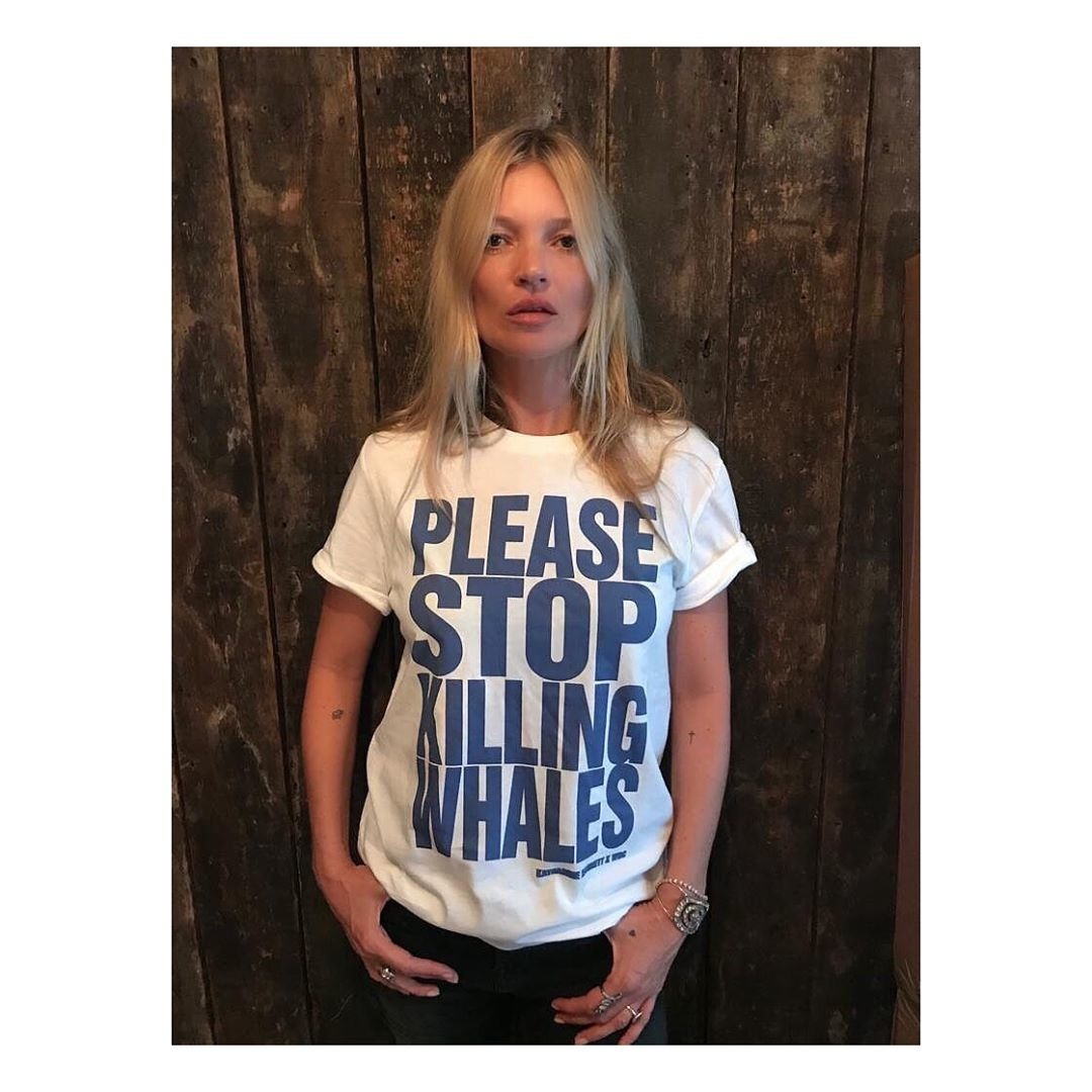 Kate Moss: Balinaları Öldürmeyin!