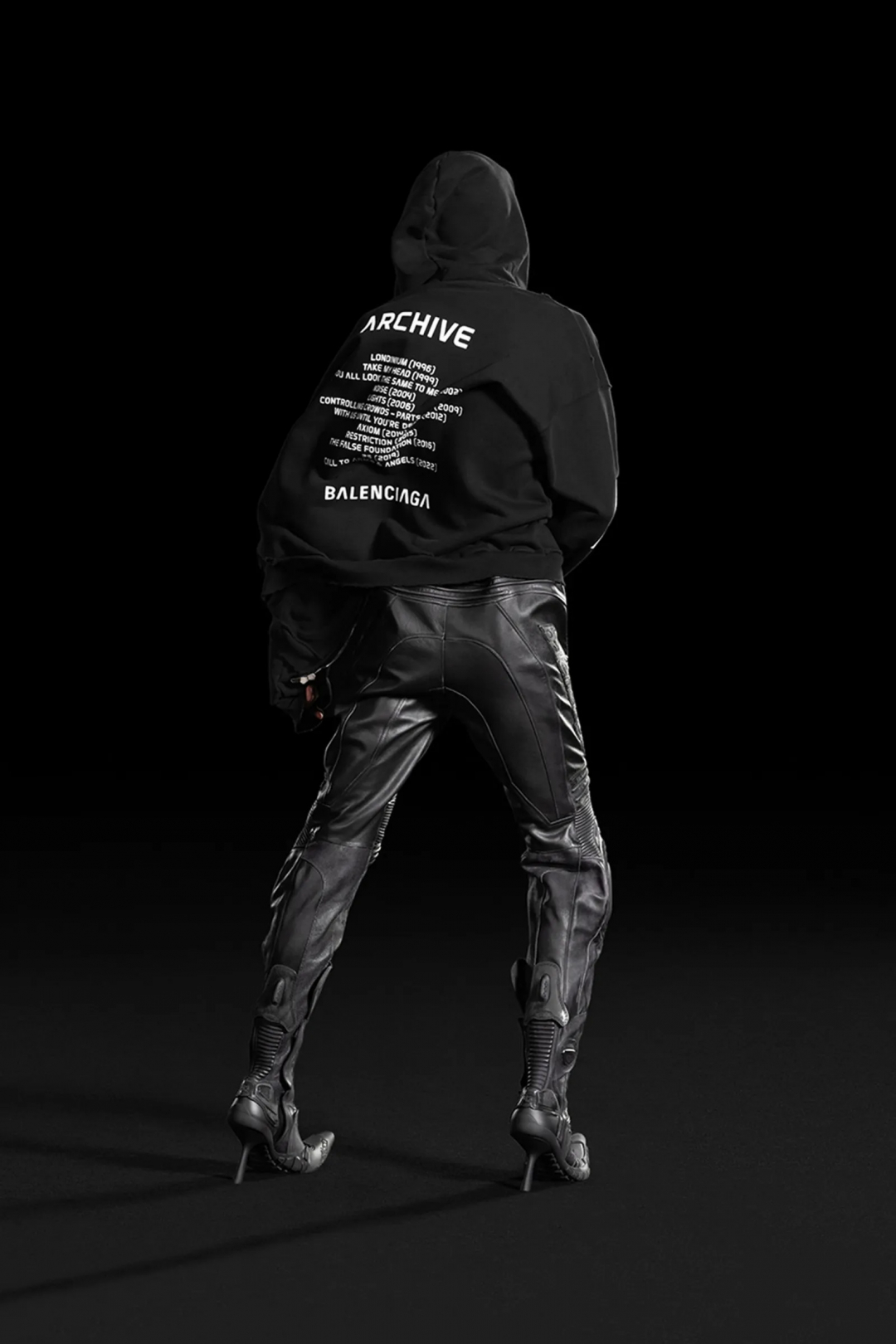 Balenciaga Music | Archive Series Connected Zip-Up Hoodie
