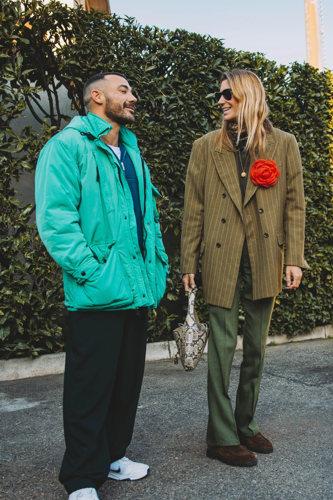 Sokak Stili: 2024-25 Sonbahar/Kış Milano Erkek Moda Haftası